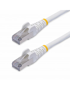 StarTech.com Cavo Ethernet CAT8 bianco da 15m, RJ45 Snagless, 25G/40G, 2000MHz, 100W PoE++, S/FTP, cavo lan in rame puro 26AWG, 