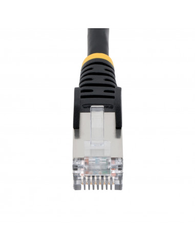 StarTech.com Cavo Ethernet CAT 6a - 5m - Nero - Cavo di rete LAN Low Smoke Zero Halogen (LSZH) - 10GbE 500MHz 100W PoE++ - Filo/