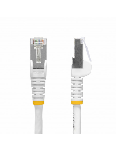 StarTech.com Cavo Ethernet CAT8 bianco da 1m, RJ45 Snagless, 25G/40G, 2000MHz, 100W PoE++, S/FTP, cavo lan in rame puro 26AWG, L