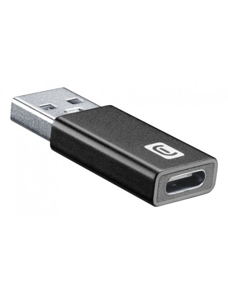 Cellularline Adattatore da USB a USB-C Converte la porta USB in USB-C