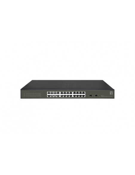 LevelOne GES-2126 switch di rete Gestito L2 Gigabit Ethernet (10/100/1000) Nero