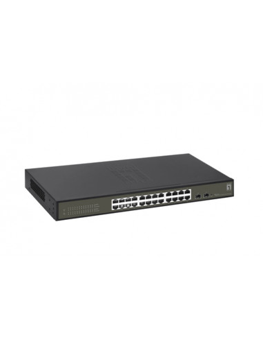 LevelOne GES-2126 switch di rete Gestito L2 Gigabit Ethernet (10/100/1000) Nero