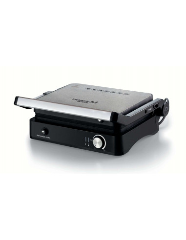 Ariete 1934 MetalGrill 3in1, Griglia elettrica per grigliate miste, 2000W, 3 modalità di cottura, Piastre antiaderenti, Silver/