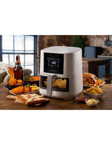 Ariete 4626 Friggitrice ad aria 6L, 1300 W, Capacità 6L, Capacità di cottura 2,5kg, 8 programmi preimpostati, Temperatura fino