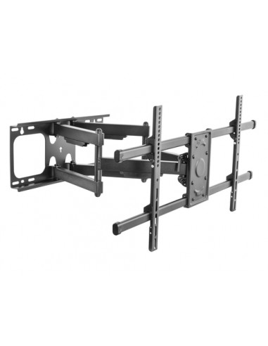 Equip 650324 Staffa di montaggio a parete per TV inclinabile/girevole da 37” a 90”