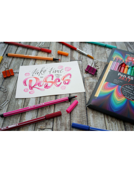 STABILO Pen 68 ARTY marcatore Multicolore 24 pz