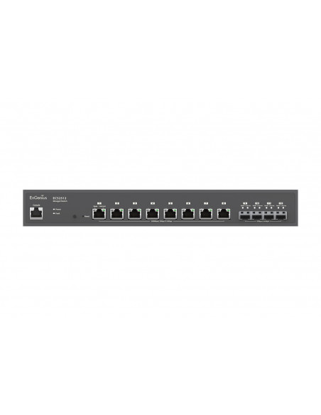 EnGenius ECS2512 switch di rete Gestito L2+ 2.5G Ethernet (100/1000/2500) Nero
