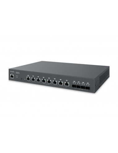 EnGenius ECS2512 switch di rete Gestito L2+ 2.5G Ethernet (100/1000/2500) Nero
