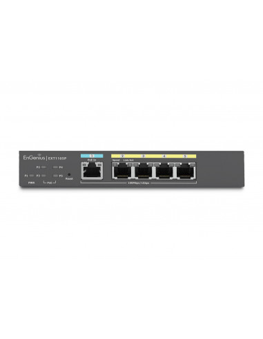 EnGenius EXT1105P switch di rete Gestito L2 Gigabit Ethernet (10/100/1000) Supporto Power over Ethernet (PoE) Nero