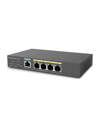 EnGenius EXT1105P switch di rete Gestito L2 Gigabit Ethernet (10/100/1000) Supporto Power over Ethernet (PoE) Nero