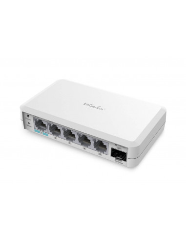 EnGenius EXT1106 switch di rete L2 Gigabit Ethernet (10/100/1000) Supporto Power over Ethernet (PoE) Bianco