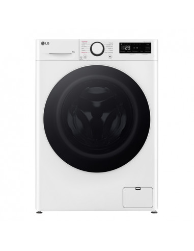 LG F4R5009TSWW Lavatrice 9kg AI DD, Classe A-10%, 1400 giri, TurboWash, Vapore