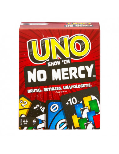 Games HWV18 gioco da tavolo UNO Show 'em No Mercy Carta da gioco Sostituzione