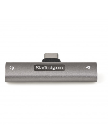 StarTech.com Adattatore USB C Jack audio - Caricatore USB-C e Adattatore cuffie /spinotto audio 3.5mm. Caricabatterie USB Type-C