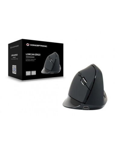 Conceptronic LORCAN03B mouse Ufficio Mano destra Bluetooth Ottico 1600 DPI