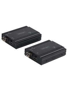 StarTech.com Extender HDMI Fibra Ottica - Kit trasmettitore/ricevitore audio video HDMI 4K e USB - 300m (MultiModale) - Estensor