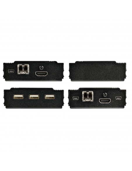 StarTech.com Extender HDMI Fibra Ottica - Kit trasmettitore/ricevitore audio video HDMI 4K e USB - 300m (MultiModale) - Estensor