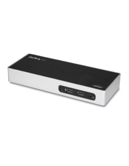 StarTech.com Docking Station USB 3.0 - Laptop Dock per doppio monitor con HDMI e DVI/VGA Video - Hub a 6 porte USB 3.1 Gen 1 5Gb