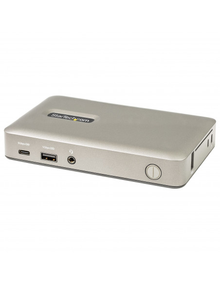 StarTech.com Docking Station USB-C - USB tipo C a DisplayPort 4K 30Hz o VGA - Ricarica USB Power Delivery da 65 W - Hub USB 3.1 
