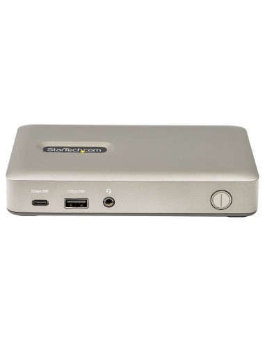 StarTech.com Docking Station USB-C - USB tipo C a DisplayPort 4K 30Hz o VGA - Ricarica USB Power Delivery da 65 W - Hub USB 3.1 