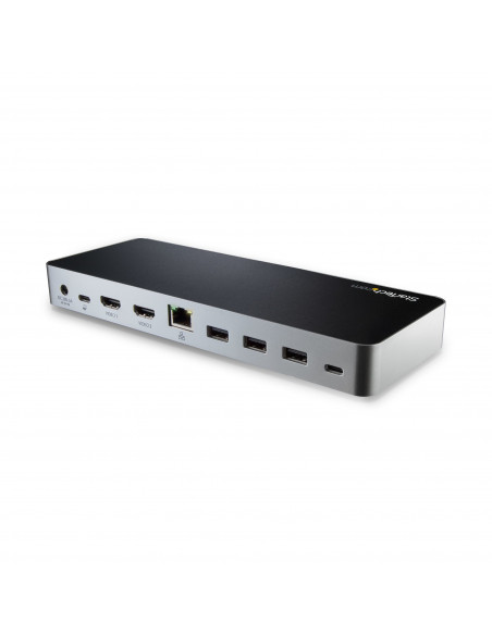 StarTech.com Docking Station USB-C per Doppio Monitor con Power Delivery 60W per Notebook Windows - Dock USB-Type C a HDMI/DVI M