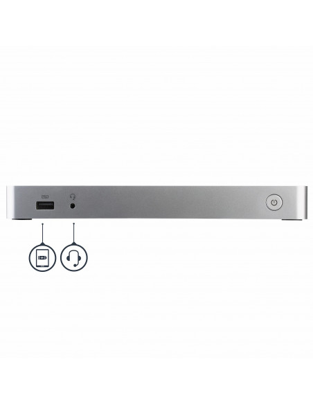 StarTech.com Docking Station USB-C per Doppio Monitor con Power Delivery 60W per Notebook Windows - Dock USB-Type C a HDMI/DVI M