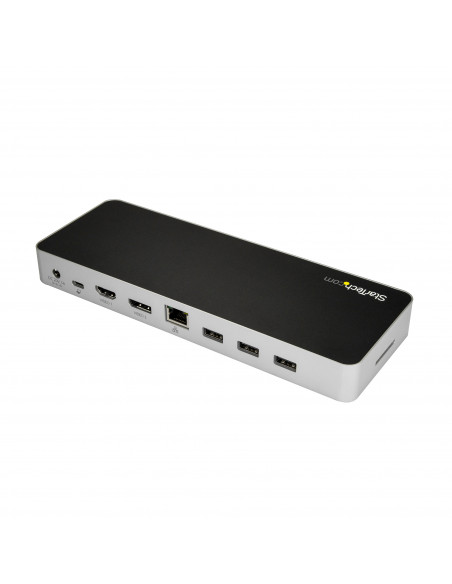 StarTech.com Docking Station USB-C per portatili a doppia uscita Video Dual-4K - USB Power Deliver 60W - Lettore Scheda Memoria 