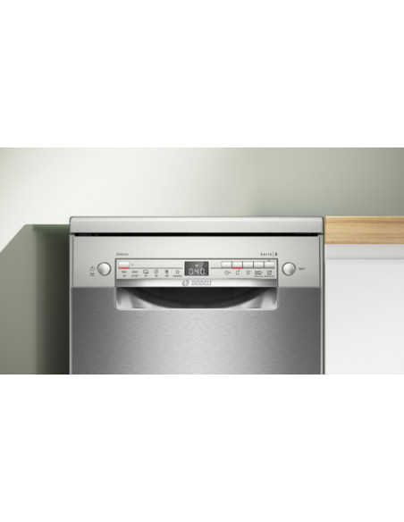 Bosch Serie 2 SPS2HKI58E Lavastoviglie da libera installazione 45 cm Acciaio Classe E