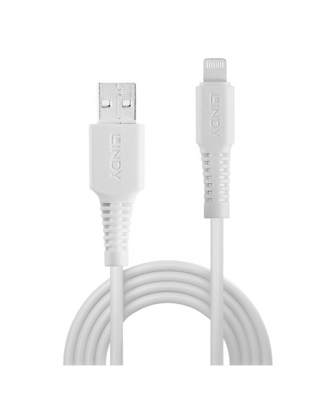 Lindy 31327 cavo Lightning 2 m Bianco