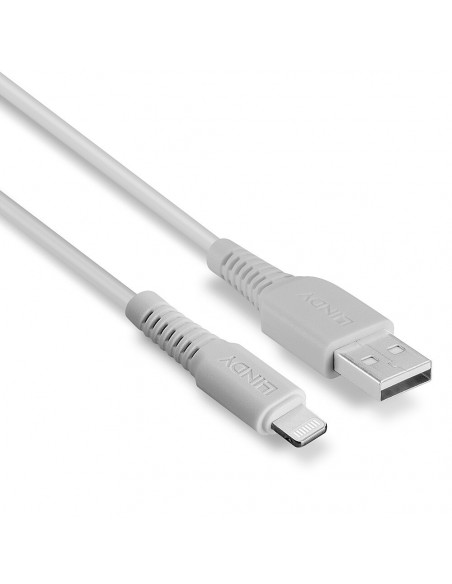 Lindy 31327 cavo Lightning 2 m Bianco