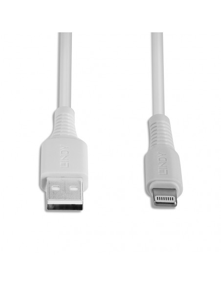 Lindy 31327 cavo Lightning 2 m Bianco