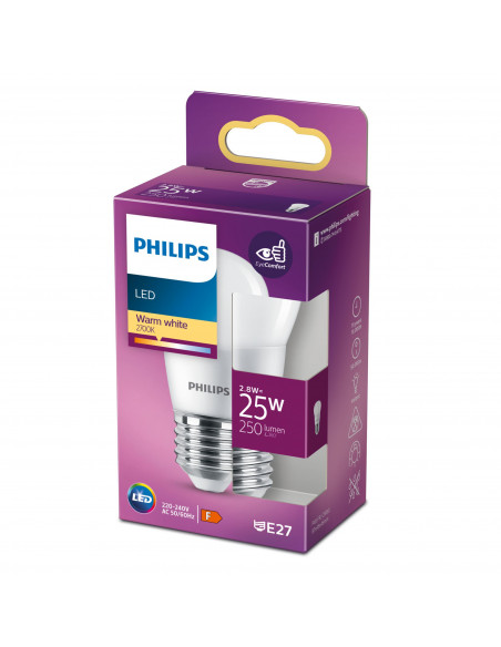 Philips Lampadina candela 25 W P45 E27