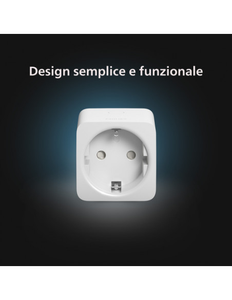 Philips Hue Smart Plug controllo tramite Bluetooth, compatibile con Alexa, Google Home e Apple HomeKit