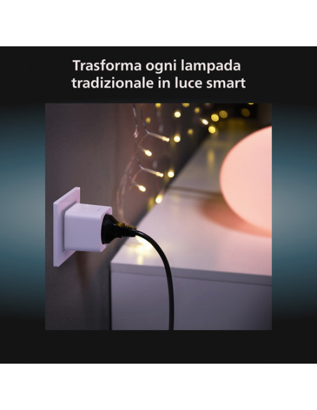 Philips Hue Smart Plug controllo tramite Bluetooth, compatibile con Alexa, Google Home e Apple HomeKit