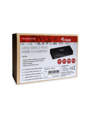 Equip 332716 HDMI 2x HDMI