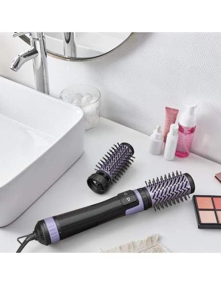 Rowenta Brush Activ Spazzola ad aria calda Caldo Nero, Viola 1000 W 1,8 m