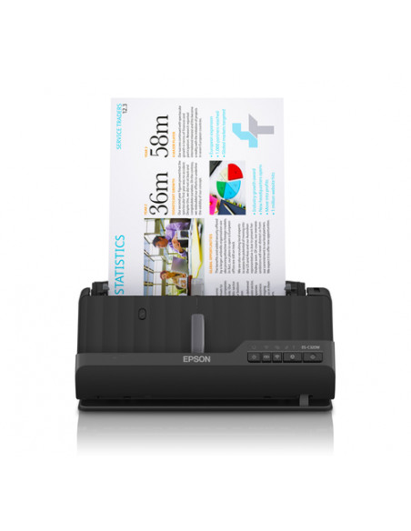 Epson ES-C320W Scanner con ADF + alimentatore di fogli 600 x 600 DPI A4 Nero