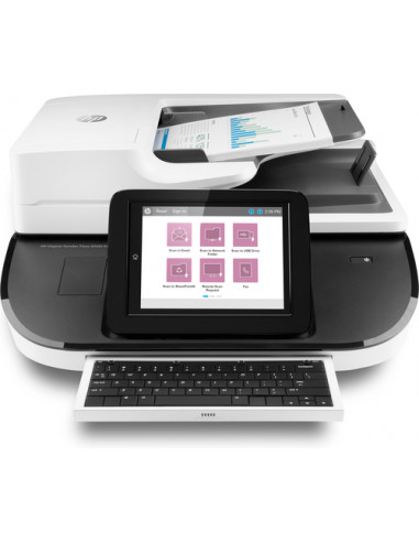 HP Flow 8500 fn2 Scanner piano e ADF