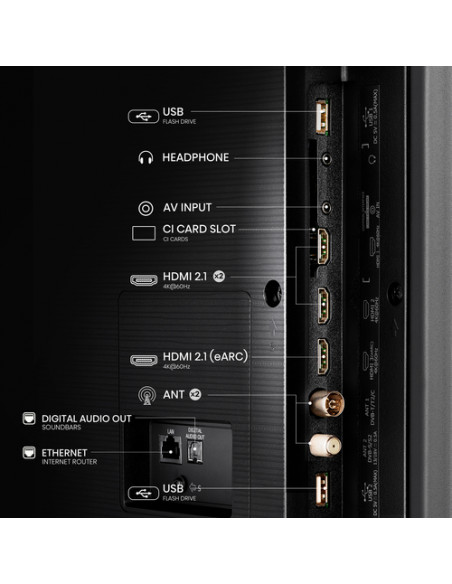 Hisense TV Mini-LED 50" 4K Ultra HD 50U6NQ