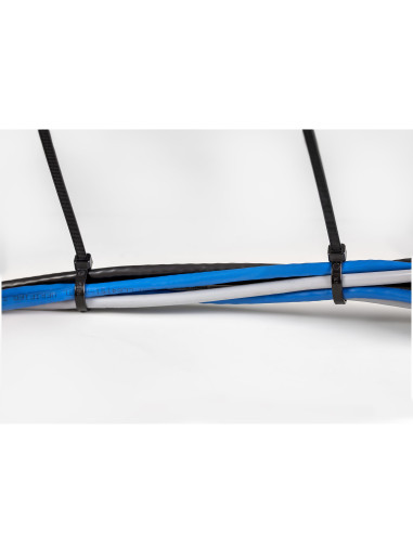 StarTech.com Fascette fermacavo riutilizzabili da 20 cm - 4 mm di larghezza, 55mm di diametro del fascio e resistenza alla trazi