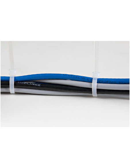 StarTech.com Fascette fermacavo riutilizzabili da 25 cm - 4 mm di larghezza, 55mm di diametro del fascio e resistenza alla trazi