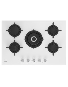 Beko HILW75222SW Bianco Da incasso 75 cm Gas 5 Fornello(i)