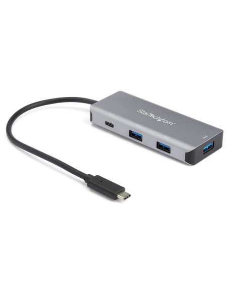 StarTech.com Hub USB C a 4 porte con 3x USB A e 1x USB C - Hub USB SuperSpeed 10Gbps USB Type-C 3.1/3.2 Gen 2 - Alimentato trami