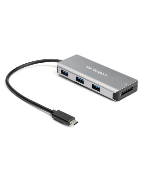 StarTech.com Hub USB-C a 3 porte con lettore per schede SD - 10 Gbps - 3 USB-A