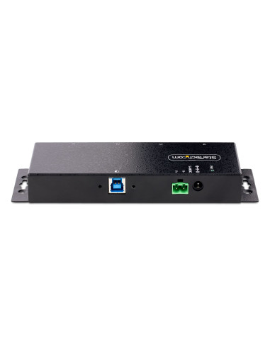 StarTech.com Hub USB 3.0 Industriale a 4 Porte - Multipresa USB Alimentata, ESD e Protezione da Sovratensione - Ciabatta USB-A 5