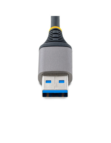 StarTech.com Hub USB a 3 porte con Ethernet - Hub USB 3.0 5Gbps alimentato via bus - Hub splitter USB-A a 3x USB-A portatile per