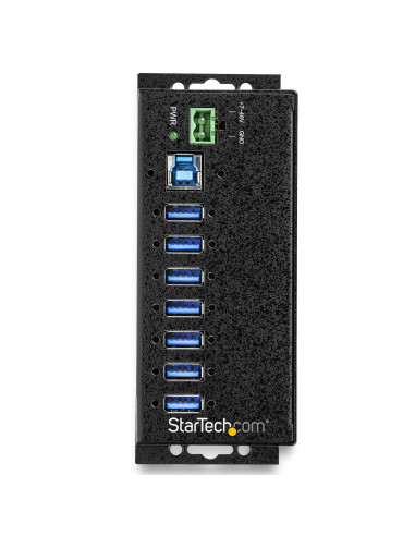 StarTech.com Hub USB a 7 porte con adattatore di alimentazione - Protezione contro le sovratensioni - Hub di trasferimento dati 