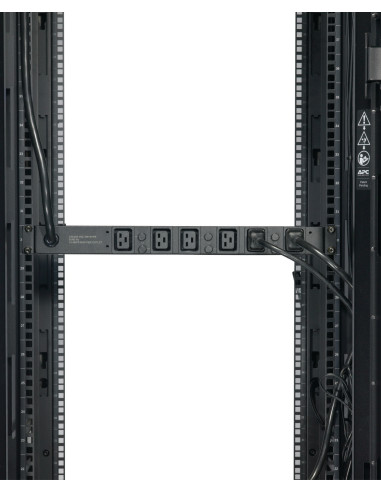 APC Basic Rack PDU AP7526 unità di distribuzione dell'energia (PDU) 6 presa(e) AC 1U Nero