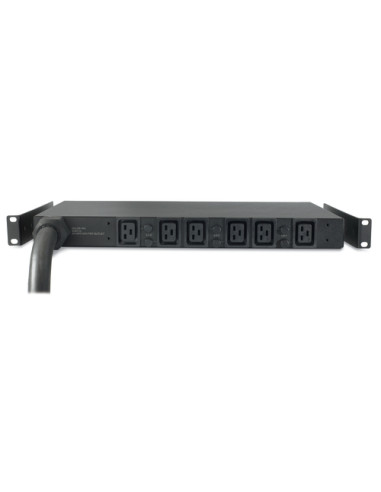 APC Basic Rack PDU AP7526 unità di distribuzione dell'energia (PDU) 6 presa(e) AC 1U Nero