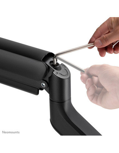 Neomounts DS70-450BL1 Braccio per monitor 17-42" - molla a gas - Topfix - 180°-stop